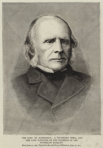 Albemarble Kontu, bir Waterloo Kahramanı ve Waterloo Ziyafetinin Gazilerinden Kurtulan Son Kişi by English School